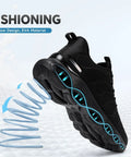 Lightweight Steel Toe Work Shoes For Men, Safety Sneakers Built To Handle The Grind With Cushioned EVA High Rebound Sole, Rugged Toe Protection