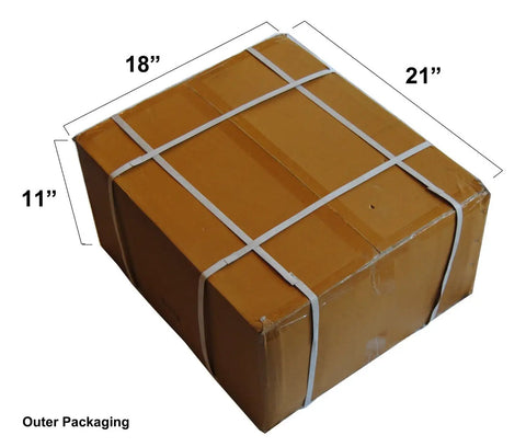Built Tough Nema 4X Aluminum Electrical Enclosure Box 17 By 17 By 10 Inches Weatherproof Battery Housing packaging size 18x21x11 inches