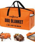 Five Layer Insulated Meat Resting Blanket With Aluminum Foil Lining, EPE Foam And 600D Shell, Side Pocket And Dual Zippers