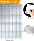 Self Adhesive Disco Mirror Mosaic Tiles For DIY Craft Projects Silver 5x5mm 10800 Pieces Across 18 Sheets size details