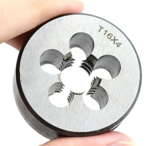 Premium HSS Trapezoidal Tap And Die Set 2 Piece Right Hand Machine Kit For Precision Metalworking Threading Projects With Durable Steel Construction That Slaps And Gets The Job Done Super Fast. T16x4 die