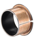 Flanged Sleeve Bearing 35mm Bore 39.5mm OD 25mm Length 48mm Flange Diameter 2mm Flange Thickness Wrapped Oilless Bushings