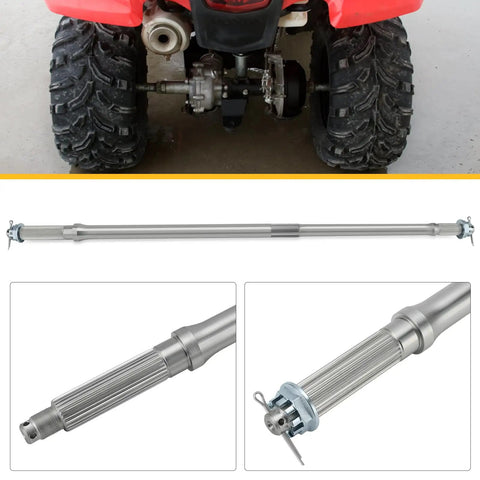 Rear Axle Shaft and Rear Left and Right Wheel Hubs for Honda Rancher 420 Foreman 500 520 Quad ATV 2014 2024