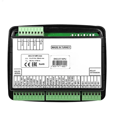 Manual And Remote Start Unit Controller For Generator Control Panel Easy Install Plug And Play 1 Piece Phase Angle Controller rear terminals