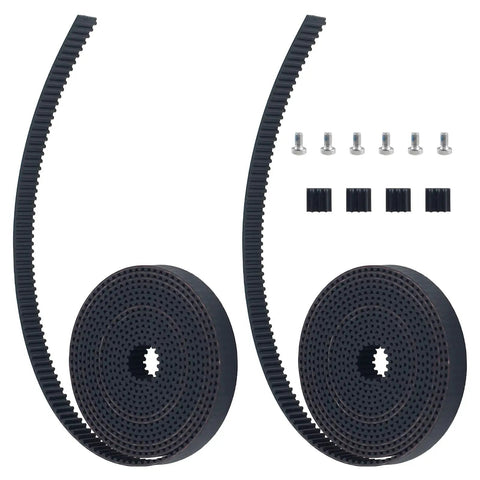 Two Belt Timing Replacement Kit For BambuLab P2S X And Y Axis Non Slip 2GT Rubber Drive Belts 7mm Wide 1444mm Long Spare 3D Printer Accessories To Get Your Printer Back In Action And Smooth Running.