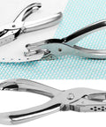 Heavy Duty Stainless Steel 3mm Hole Punch Set Handheld Paper Punch Pliers For DIY Tickets And Crafts Ergonomic Grip 3 Pack