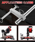 Heavy Duty Steel Miter Saw Clamp Assembly Replacement Hold Down Handles For Woodworking Crews With Ballistic Grip and Dope Accuracy