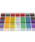 360 Piece Car Fuse Kit With 160 Blade Fuses, 90 Standard Fuses, And 50 Micro2 Plus 60 Micro2 Fuses for RVs in a plastic case