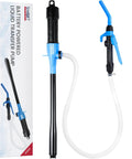 Portable Cordless Fuel Transfer Pump Battery Powered Fluid Transfer Tool 2.8 GPM with flexible hose and packaging box