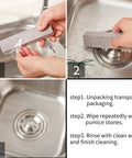48 Pack Pumice Sticks For Cleaning Tiles And Surfaces Quickly Remove Hard Water Rings Rust Lime Scale Stains And Grime Without Scratches From Kitchen Oven Stove Bathroom Toilet Pool Spa And Outdoor Cleaning, sink cleaning steps