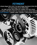 Beefed Up Drop In Car Alternator Replacement For GMC Canyon 2015 2016 Cadillac ATS 2013 2019 CTS 2014 2019 And Chevy Camaro 2016 2020 Heavy Duty Electrical Alternator 1042101962 13592811 1042101960