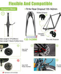 Beefy 48V 500W 750W Rear Hub Motor Kit For E Bike With Battery And Display Options showing compatibility with bike frames.