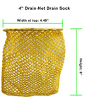 Disposable Floor Drain Strainers 4 Inch 20 Pack For Restaurants Drain Socks That Catch Food Debris And Trash Prevent Clogs
