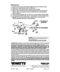Diagram and maintenance instructions for 2T-M2 1/2 Inch Brass Tubular Washing Machine Hot Water Shut Off Valve