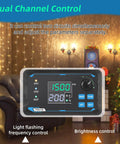 Dual Channel PWM Signal Generator With Independent Display And Pro Grade Preset Storage for square wave pulses, holiday setup