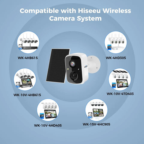 2K Wireless Security Camera Battery Powered No Wires Needed Outdoor Indoor Home Surveillance With Color Night Vision Siren
