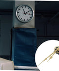 DIY Wall Clock Kit With Battery Powered Quartz Movement, Hands, And Heavy Duty Clock Mechanism for home decor on pillar