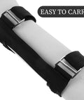 Must Have Golf Swing Trainer Arm Band For Correct Swing Technique shown on arm, highlighting easy to carry design.