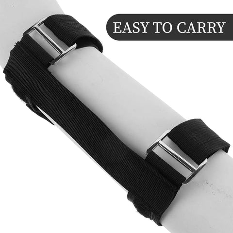 Must Have Golf Swing Trainer Arm Band For Correct Swing Technique shown on arm, highlighting easy to carry design.
