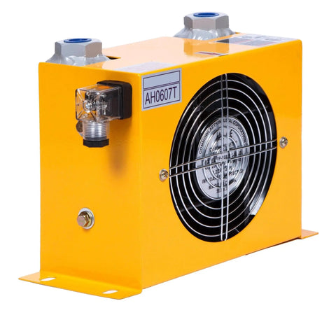 Heavy Duty Hydraulic Air Cooler With Aluminum Alloy Body And Plate Heat Exchanger For Pro Grade Industrial Cooling