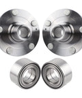 2 X Front Wheel Hub Bearing Assembly For 2006-2014 Hyundai Sonata 4-Cylinder Excludes 2.0L Turbo, 2011-2014 Tucson, 2003-2005 XG350