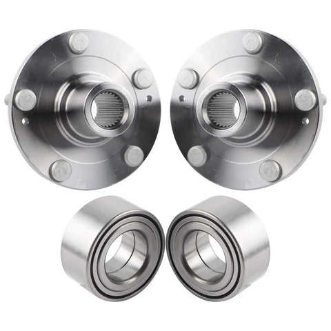 2 X Front Wheel Hub Bearing Assembly For 2006-2014 Hyundai Sonata 4-Cylinder Excludes 2.0L Turbo, 2011-2014 Tucson, 2003-2005 XG350
