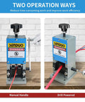 Manual Wire Stripping Machine With Dual Blades, Lightning Fast 50 Feet Per Minute Copper Wire Stripper in manual and drill modes