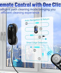 Window Cleaning Robot No Sweat With Dual Spray 3200 Pa Suction AI Path Planning And Edge Detection on High Rise Window