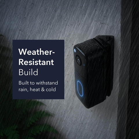 Horizontal Adjustable Angle Mount And Wall Plate For Blink Video Doorbell 1st Gen And 2nd Gen 35 To 55 Degrees in rain