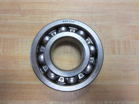 6307 C3 Single Row Radial Ball Bearing 35X80X21MM Open Design showing inner and outer race with steel balls.