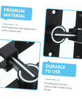 Close-up of Heavy Duty Stainless Steel Slide Bolt Lock With Glow In Dark Night Light Feature, ideal for barn doors and garden gates.