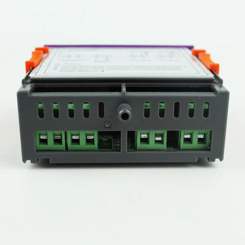Back view of All Purpose Digital Temperature Controller Thermostat With Sensor And Two Relays Fahrenheit And Celsius Display ITC1000