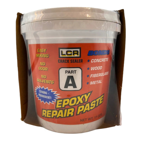 Front view of LCR Crack Sealer And Paste For Concrete Wall Leak Repair with High Strength Two Component System, Part A, 17 oz