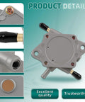 Fuel Pump For EZGO TXT Medalist Golf Cart Four Cycle 295cc And 350cc Robin Engine Direct Fit Replacement 72021 G01