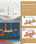 Solid Brass Sensor Valve Upgrade For Instant Hot Water Recirculation Replace Watts Premier 367010 with installation diagram details.