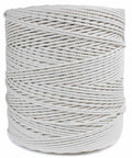 All Natural Undyed Cotton Rope Twisted One Quarter Inch By 600 Feet White Great For DIY Projects Pet Toys Crafts And Home Use Safe Eco Friendly Made From USA Grown Cotton spool
