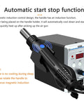 2 In 1 Digital Soldering Station With Hot Air Rework Tool And Pro Grade Soldering Iron featuring auto sleep function