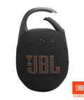 Front view of Clip 5 Dope Ultra Portable Bluetooth Speaker with Pro Sound, waterproof, dustproof, with carabiner, black.