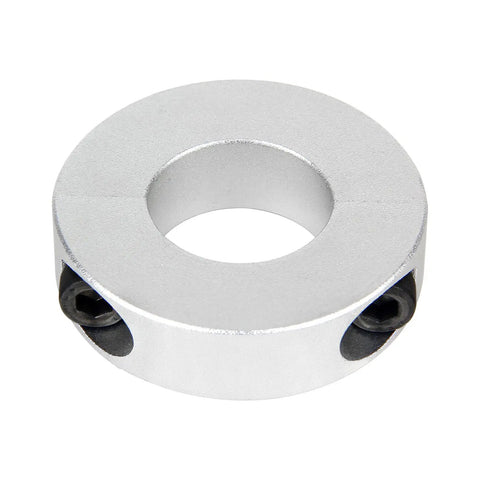 Pack Of 4 Split Shaft Collar Bore 32mm Aluminum Alloy Two Halves Clamping Collar For Shaft 60mm OD 15mm Thick With M6 Set Screws Lightweight Easy Install Corrosion Resistant, side view