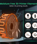 Filament Dryer S2 for 3D Printer, 70 Degree C Max, Built In Circulation Fan, Filament Storage Box Dehydrator for Nylon TPU PLA PETG ABS.