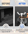 Comparison of traditional clamp and Beefy Welding Ground Clamp With Strong Suction And Heavy Duty Ground Magnet for welders