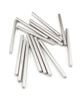 15 Pack Five Millimeter By Seventy Millimeter 304 Stainless Steel Cylinder Dowel Pins For Wood Furniture Easy Install With Chamfered Ends