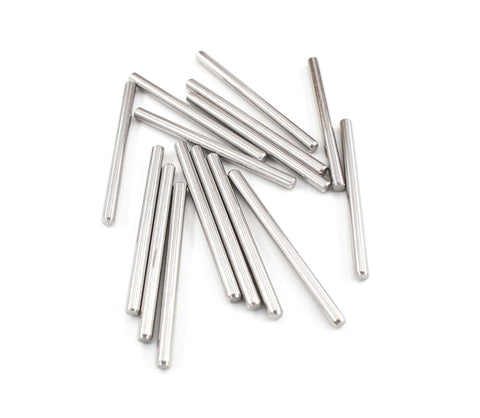15 Pack Five Millimeter By Seventy Millimeter 304 Stainless Steel Cylinder Dowel Pins For Wood Furniture Easy Install With Chamfered Ends
