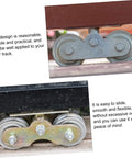 Beefy Heavy Duty Sliding Track Roller For Industrial Doors And Furniture Closets And Cabinets, Smooth Quiet Door Runner Wheel