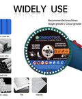 Beefy Four And A Half Inch Indestructible Cutting Discs For Angle Grinder With Seven Eighths Inch Arbor Diamond Cut Off Wheels