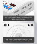 Top Shelf Zero Sweat 20000W Automatic Voltage Stabilizer and Power Conditioner featuring a stable heat dissipation design and safe wall mounting holes.