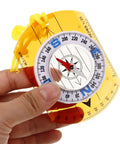 Must Have High Precision Orienteering Compass With Lanyard For Outdoor Hiking And Camping Navigation Tool in hand close-up