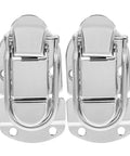 2 Pack Zinc Alloy Cabinet Latch Locks For Jewelry Boxes With Dope Security And Tough Damage Resistance, vintage style buckles shown