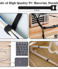 All In One Cable Boss Kit With 4 Sleeves, 53 Clips, 12 Cord Clips, 22 Ties, 20 Adhesive Mounts And 200 Fastening Ties for organizing cables