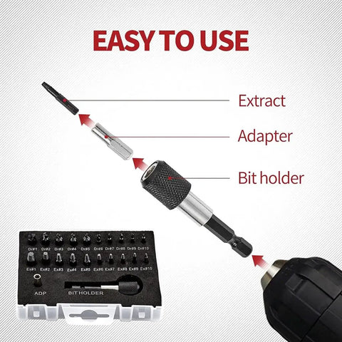 Grab This Ultimate 22 Piece Damaged Screw Extractor Drill Bit Set To Bust Those Stripped Screws Like A Pro And Fix Rusty Bolts Fast With High Hardness Durability That Slams Straight Through Jagged Messes Every Single Time, 22-piece steel set